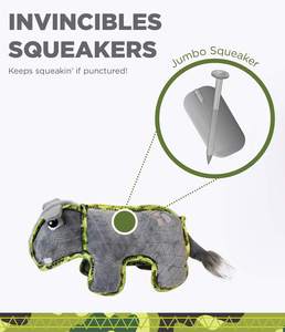 卸売エコフレンドリーデザイナー耐久性のあるナチュラルバルク格安大型噛むインタラクティブぬいぐるみ犬用きしむおもちゃ - Product Image 4