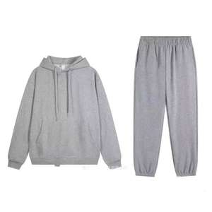 Setelan Sweatshirt dan Sweatshirt Pria yang Berat, Sederhana, dan Bergaya Retro - Product Image 4