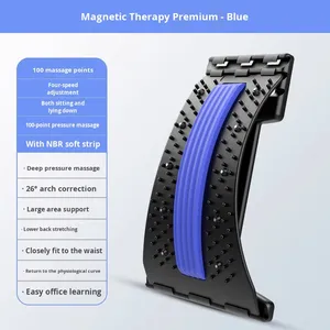 Appareil de traction pour le soulagement de la douleur lombaire et la correction de la posture, avec fonction de massage pour hernie discale et <span class=keywords><strong>dos</strong></span> rond - Product Image 2