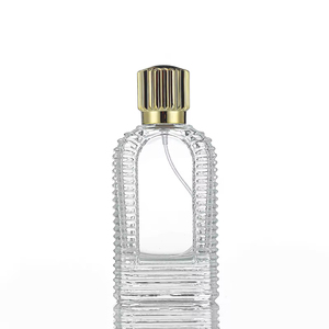 Glass <b>Perfume</b> <b>Bottle</b> Luxury Vintage Round Design <b>Perfume</b> <b>Bottle</b> 50ml 100ml Customized Transparent Glass <b>Sample</b> - Product Image 4
