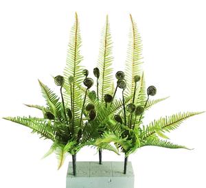 Planta Artificial de Aspecto Natural, Bonsái de Otoño, Panel de Pared de Plantas Artificiales, Hierba Seca para Techo, Helechos Artificiales - Product Image 6