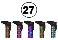 Mini torche à jet, briquet à cigare, gaz butane pour cuisine, design moderne, durable, écologique, en plastique, rechargeable, pour barbecue, cigarettes, camping