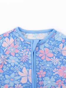 Miozing Çiçek Baskılı Çocuk Giysileri Kız Çocukları Çevre Dostu Çocuk Pijamaları Özel Logolu Bambu Bebek Uyku Kıyafetleri ODM Bebek Giyimleri - Product Image 5