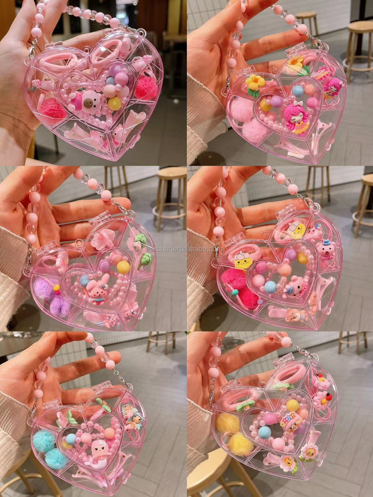 Cute Girls Kids Hair Accessories - Pink Archer Packaging