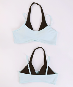 <span class=keywords><strong>Reggiseno</strong></span> <span class=keywords><strong>Sportivo</strong></span> a Due Pezzi con Spalline Esterne Personalizzate, Regolabili, Traspirante, ad Alto Supporto, con Colori a Contrasto - Product Image 3