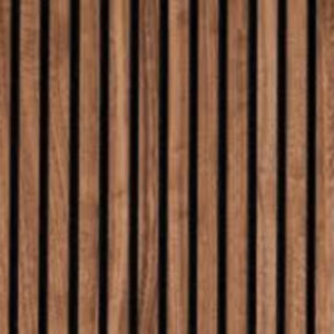 Panel Decorativo Absorbente de Sonido, Revestimiento de Madera de Nogal Natural, Panel Acústico de Listones de Madera para Estudio de Grabación, Sala de Juegos, Oficina - Product Image 3