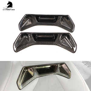 Embellecedores interiores para <span class=keywords><strong>Toyota</strong></span> <span class=keywords><strong>Supra</strong></span> <span class=keywords><strong>MK5</strong></span>, cubierta de asiento de fibra de carbono seco, cubierta de cromo DECT, para <span class=keywords><strong>Toyota</strong></span> <span class=keywords><strong>Supra</strong></span> A90 2019 + - Product Image 2