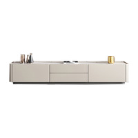 Meuble TV en bois de roche italien, table basse combinée, rangement pliable, roulettes, design moderne et simple, meubles de maison, salon