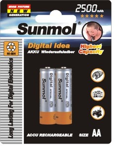 Sunmol & OEM-batería recargable de 250mAh, <span class=keywords><strong>9V</strong></span>, Ni-Mh, hecha en China para multímetro y detectores de humo, venta al por mayor de fábrica - Product Image 3