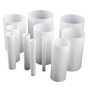 أنابيب بلاستيكية دائرية بيضاء حليبية قابلة للتخصيص ومرتقة بالضوء لأغطية إضاءة الكمبيوتر المقاومة للحرارة العالية - Product Image 3