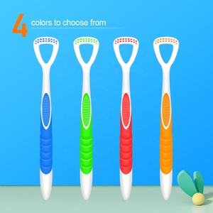 Limpiador de Lengua de Plástico Reutilizable, Antideslizante, Ergonómico, Libre de BPA, para la Higiene Bucal Diaria y el Control del Mal Aliento - Product Image 4