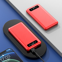 Batería portátil de carga rápida de 20000mAh, cargador con entrada dual y salida dual de 2,1a, venta al por mayor de fábrica