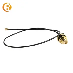 Ekstensi kabel koaksial kabel RF 6 inci 10 15 20cm SMA betina ke SMA jantan RG178 RG316