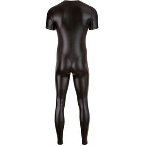 Sexy <strong>Mens</strong> PU Leather <strong>Catsuit</strong> <strong>Men's</strong> Tight Skin Full Bodysuit Jumpsuit Front Zipper Open Crotch <strong>Latex</strong> Zentai Suit Fetish Bodysuit - Product Image 5