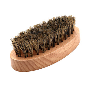 Brosse <span class=keywords><strong>de</strong></span> soin pour homme et barbe, fournie par l'usine, avec logo personnalisé gratuit, manche en bois <span class=keywords><strong>de</strong></span> hêtre, poils <span class=keywords><strong>de</strong></span> sanglier, peigne à <span class=keywords><strong>moustache</strong></span> - Product Image 5