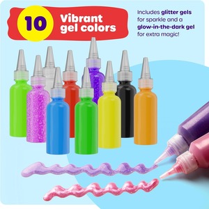 Kit de gel aquatique qui brille dans le noir, artisanat magique, animaux aquatiques féériques, kit de jouets DIY STEM, kits d'artisanat pour enfants - Product Image 3