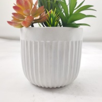 Plantes artificielles succulentes en faux plastique de haute qualité Real Touch Design vert à feuilles persistantes pour la décoration intérieure