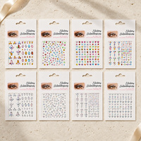 Offre Spéciale : Autocollants 3D en Strass – Kit de Tatouages Temporaires Auto-Adhésifs Personnalisables OEM pour Maquillage Artistique du Visage