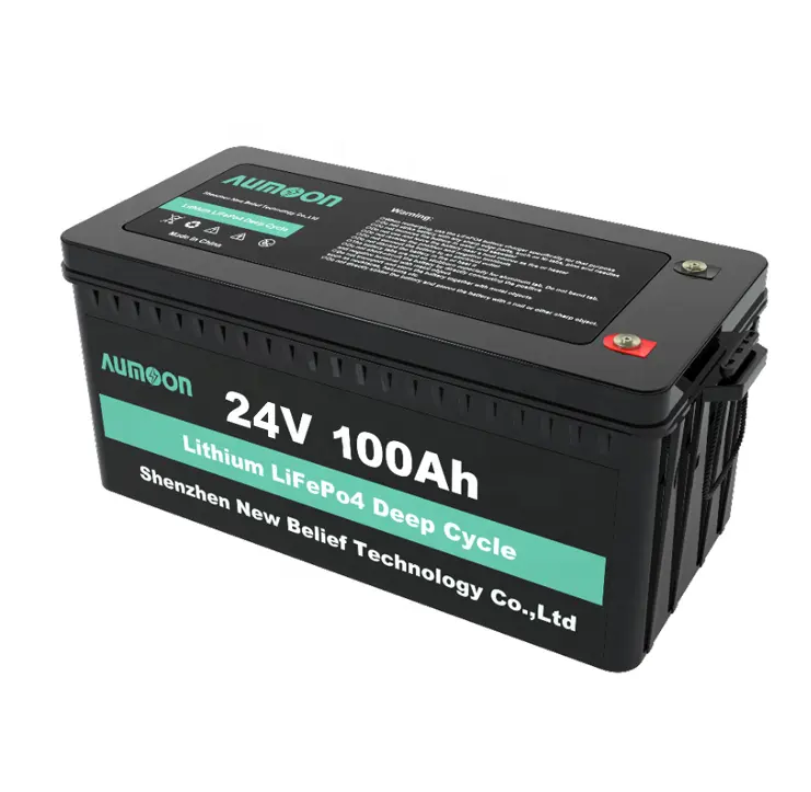 Bateria recarregável de 12v 24v, baterias de 100ah 200ah lifepo4 para carros de golfe, bateria lifepo4