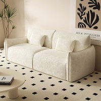 Canapé trois places économique en cuir PU avec cadre en bois carré, design Chesterfield moderne, écologique et durable
