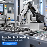 Bras de robot collaboratif compact et flexible MG400 de haute précision pour les applications d'assemblage et de manutention sur poste de travail