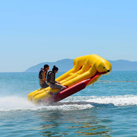 Bateau gonflable de banane de poisson volant de bâche de PVC fait sur commande d'usine pour la publicité disponible à la vente