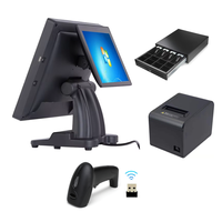 Venta al por Mayor de Fábrica: Terminal Punto de Venta (TPV) con Pantalla Táctil de 15 Pulgadas, Pantalla Dual, Hardware Todo en Uno, Caja Registradora para Comercio Minorista