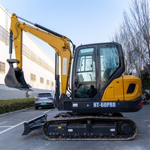 Mini-excavatrice sur chenilles de 6 tonnes avec chenilles en caoutchouc pour travaux de construction urbaine et travaux utilitaires - Product Image 6