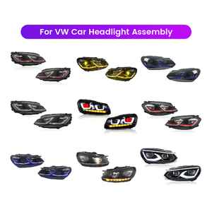 Paire de phares <span class=keywords><strong>LED</strong></span> pour <span class=keywords><strong>VW</strong></span> Golf6/MK6/<span class=keywords><strong>GOLF</strong></span> 5/<span class=keywords><strong>Golf</strong></span> <span class=keywords><strong>7</strong></span>/<span class=keywords><strong>GOLF</strong></span> <span class=keywords><strong>7</strong></span>.5 03-20, clignotants DRL, éclairage avant de voiture, plug and play - Product Image 1