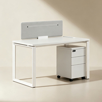 Bureau d'ordinateur individuel abordable, moderne et simple, avec structure en acier, table d'écriture de bureau, vente en gros