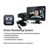 Caméra embarquée tout-en-un MDVR 4G WiFi 10,1 pouces 5 canaux OEM personnalisée avec écran, IA, ADAS, DMS, BSD et système de gestion de flotte, enregistreur vidéo