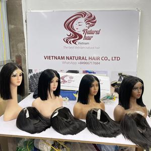 วิกผมบ๊อบแบบเต็มสำหรับผู้หญิงผิวดำวิกผมมนุษย์ผมตรงชาวเวียดนาม - Product Image 6