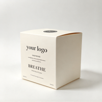 Boîte cadeau pour bougie imprimée en couleur, boîte d'emballage de luxe pour bougie aromatique avec logo personnalisé pour la fragrance d'intérieur