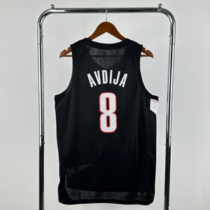 Vente en gros de baskets Portland Trail <span class=keywords><strong>Blazer</strong></span> pour hommes # 0 Damian Lillard # Maillot de <span class=keywords><strong>basket</strong></span>-ball 8 Deni Avdija - Product Image 4