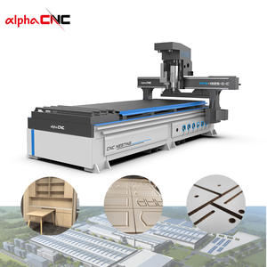 Máquina CNC Router 1325 ATC de <span class=keywords><strong>3</strong></span> Eixos com Spindle de 9KW e Bomba para Móveis, Portas e Painéis de Madeira - Product Image 1