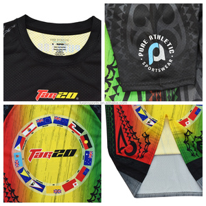 Jersey Atletik Kustom Pribadi FQ Aotearoa Maori Rugby Training Shirts Polynesian Quick Dry Mesh OEM Pakaian Olahraga Berkinerja Tinggi - Product Image 6