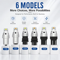 Ampoule LED G-View CSP 1156 Neuve Blanc Ambre Sans Hyper Clignotement Sans Erreur Canbus Frein Clignotant 12V 9W OEM Vente en Gros