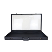 Boîte de présentation professionnelle sécurisée pour cartes à collectionner, bijoux, échantillons, etc. Boîtier de stockage robuste en aluminium Support OEM ODM