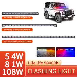 Dẫn ánh sáng đèn flash thanh trên mái nhà dẫn khẩn cấp phục hồi ngọn hải đăng người phá hủy cảnh báo nhấp nháy làm việc ánh sáng thanh Xe Tải xe giao thông nhấp nháy đèn - Product Image 3