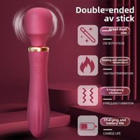 Vibromasseur chauffant électrique USB silencieux Passionate Goddess, baguette de massage pour femmes, jouet sexuel pour adultes, exclusivement pour filles