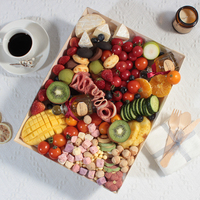 Aangepaste Dozen Met Logo Gedroogd Fruit Geschenkdoos Houten Festival Geschenkdoos