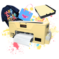 Impresora Plana DTF Directa de 30 cm F1080 XP600 con Cabezal A3 Espon, Máquina de Impresión por Transferencia de Tinta para Camisetas y Textiles