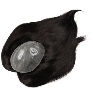 Prothèse capillaire longue en cheveux naturels pour femmes, avec base en peau complète, de haute qualité - Product Image 2