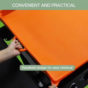 Housse de protection pour barbecue en silicone de qualité alimentaire, robuste et écologique, avec bords intégrés, 28 pouces, accessoires de barbecue - Product Image 5