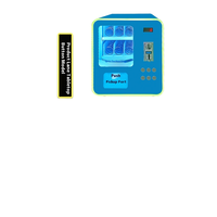 MINI distributeur automatique 24 heures de fonctionnement Bill/Coin Acceptor Token Fonction SDK automatique Capacité de 36L Intégration basée sur le cloud