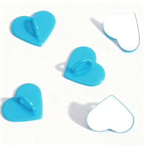 10PCS Adhesive Metal Heart Charm Holder Case Finger Ring Stand Hook Buckle Charm Clasp Accessory <strong>String</strong> V1032 - Product Image 6
