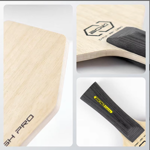 Raqueta de Tenis de Mesa Hexagonal de Madera de 5 Capas, Paleta Profesional de Ping Pong para Entrenamiento Avanzado - Product Image 3