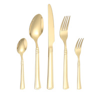 Vente en gros d'usine, ensemble de couverts occidentaux en acier inoxydable 410 pour hôtel, couteau à steak, fourchette, cuillère, couverts occidentaux haut de gamme pour la maison et l'hôtel