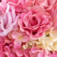 Panneau mural de fleurs artificielles en maille pour fond de mariage, vitrine, événementiel, DIY, avec roses et hortensias mélangés