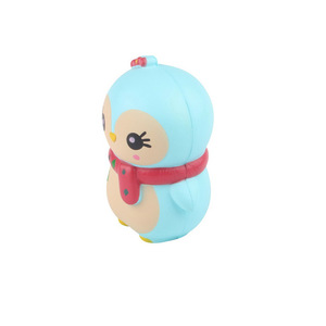 Figura Decorativa de Búho Azul de Espuma de Poliuretano para Exhibición en Escritorio - Product Image 5